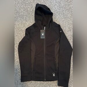NWT Brand new, never worn Spyder Black Performance Jacket. Size Medium